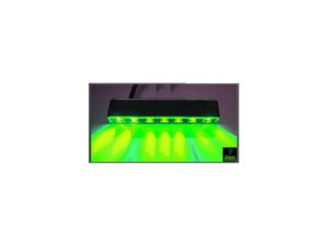 Lazer 7 Spread LED Green Chrome